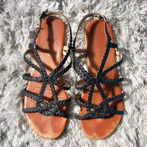 Report Braided Strap Sandals